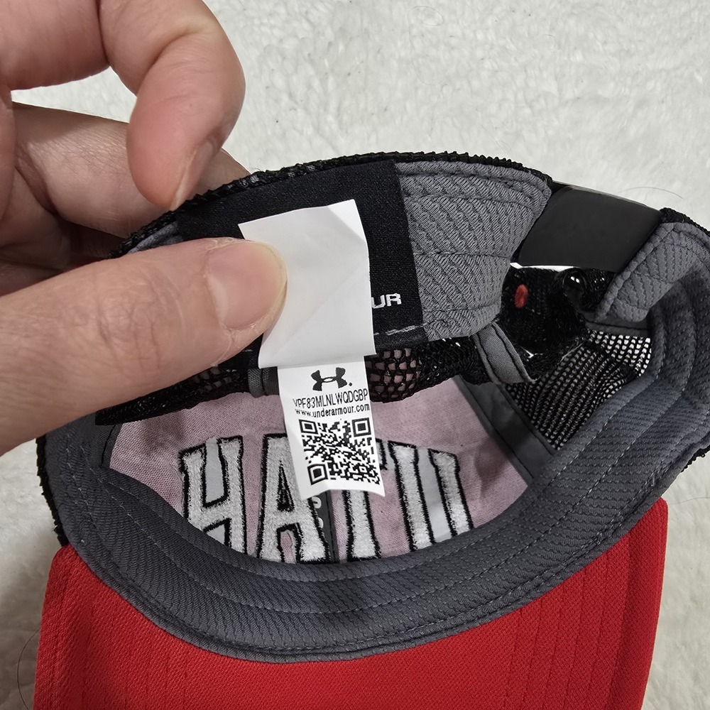 Under Armour Utah Utes Trucker Hat Snapback Cap Red Black Iso-Chill OSFA NCAA - Picture 8 of 8